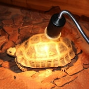GARENAS Heating Lamp Turtle Basking Lamp Heating Pet Warm Bulb(Black)
